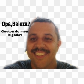 #bigode - Tirinhas De Memes Em Portugues, HD Png Download - bigode png