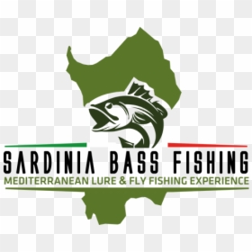 Black Bass Fishing Tours Sardinia - Logo Sardinia Bass Fishing, HD Png Download - fly fishing png