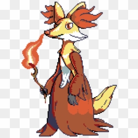 Cartoon, HD Png Download - delphox png
