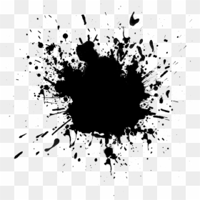 Tinta Mancha Png Black Paint Splatter - Black Paint Splatter, Transparent Png - tinta png
