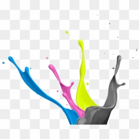 Rgb Paint Splash, HD Png Download - tinta png