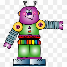Robot Art For Kids - Kids Robot Clipart, HD Png Download - robot.png