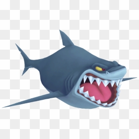 Shark From The Little Mermaid, HD Png Download - shark head png