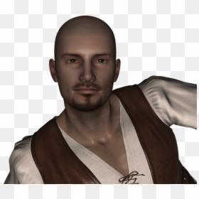 Bald 3d Model, HD Png Download - sexy man png
