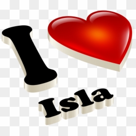 Isla Heart Name Transparent Png - Heart, Png Download - isla png
