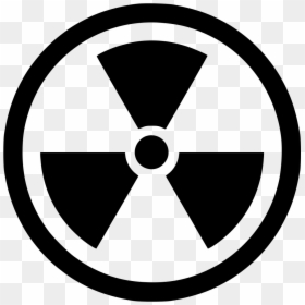 Atomic Danger Nuclear Radiation Radioactive - Radiation Symbol Transparent Background, HD Png Download - atom icon png