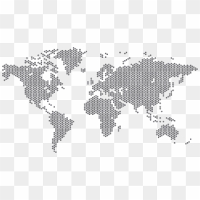 World Map - Map Of The World Highlighting India, HD Png Download - worldwide png