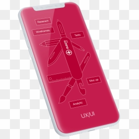 Smartphone, HD Png Download - iphone wireframe png