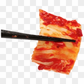 Chopsticks Holding A Piece Of Kimchi - Kimchi Png, Transparent Png - kimchi png