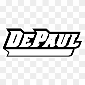Depaul Blue Demons Logo Black And White - Depaul University, HD Png Download - depaul logo png