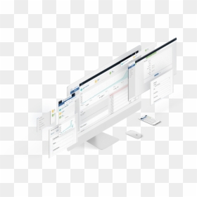 Perspective Laptop Screen Mockup Psd, HD Png Download - invoice icon png