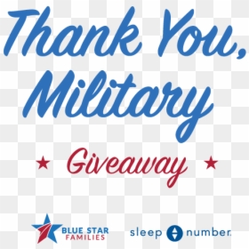 Sleep Number Thank You Military Giveaway Header Image - Graphic Design, HD Png Download - sleep number logo png