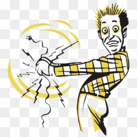 Electric Shock Drawing At - Electric Shock Drawing, HD Png Download - electrician png