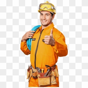 Scottsdale Electrician - Trabajador De Construccion Feliz, HD Png Download - electrician png