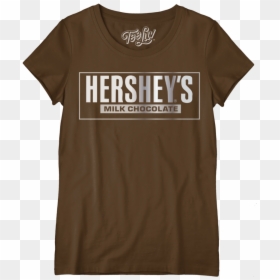 Hershey"s Logo Women"s Crew Tee - Hershey Chocolate Bar, HD Png Download - hershey png