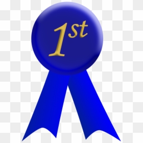 First Place Ribbon Transparent, HD Png Download - blue ribbon png