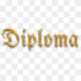 Line - Diseños De La Palabra Diploma, HD Png Download - diploma png