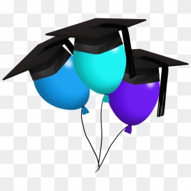 Graduation Cap With Diploma Png - Balloons With Graduation Caps, Transparent Png - diploma png