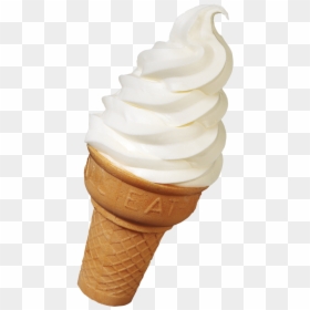 Whipped Cream On A Cone, HD Png Download - ice cream cone png