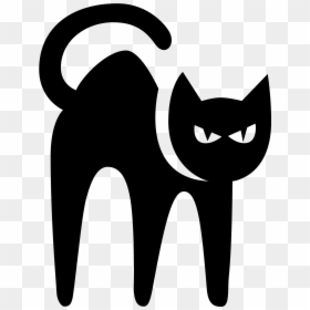 Black Cat Icon, HD Png Download - black cat png