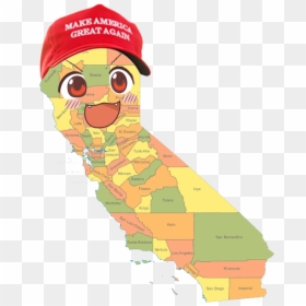 Did California Became A State, HD Png Download - make america great again hat png
