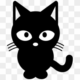 Cat Black Clipart, HD Png Download - black cat png