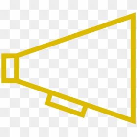 Yellow Megaphone Clipart, HD Png Download - megaphone png