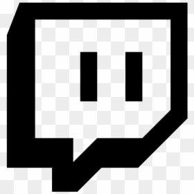 Font Awesome 5 Brands Twitch - Black Twitch Logo Png, Transparent Png - twitch icon png