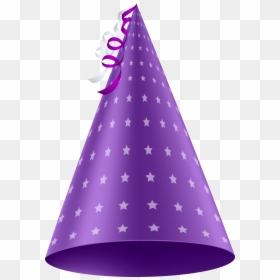 Purple Birthday Hat Png, Transparent Png - celebration png