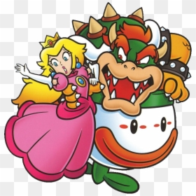 Bowser And Peach Png, Transparent Png - bowser png