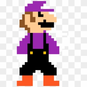 8 Bit Mario Png, Transparent Png - waluigi png
