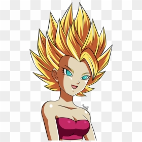 Caulifla Super Saiyan 2, HD Png Download - super saiyan hair png