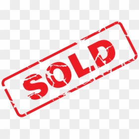 Sold Out Sign Free, HD Png Download - sold png