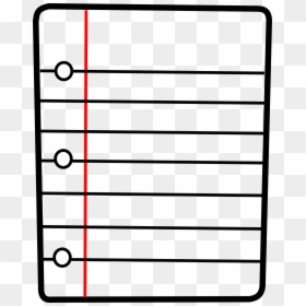 Lined Paper Clipart, HD Png Download - notepad png