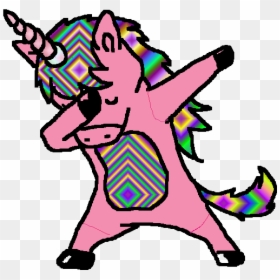 Draw A Unicorn Dabbing, HD Png Download - dab png