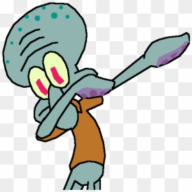 Squidward Dab Transparent Background, HD Png Download - dab png