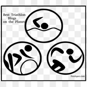 Triathlon Easy Drawing, HD Png Download - trihard png