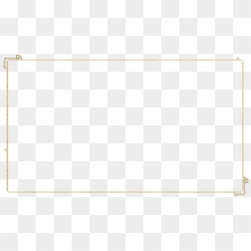 Thin Golden Frame Png, Transparent Png - twitch overlay png