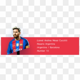 Active Shirt, HD Png Download - messi png