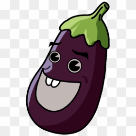 Eggplant With Face Png, Transparent Png - eggplant emoji png