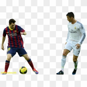 Ronaldo Vs Messi Png, Transparent Png - messi png
