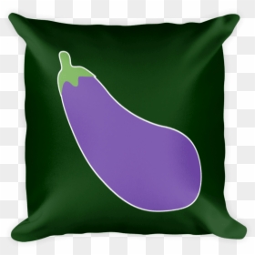 Throw Pillow, HD Png Download - eggplant emoji png