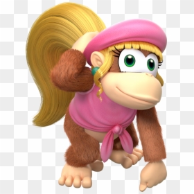 Dixie Kong, HD Png Download - donkey kong png