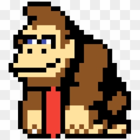 Donkey Kong Country Pixel Art, HD Png Download - donkey kong png