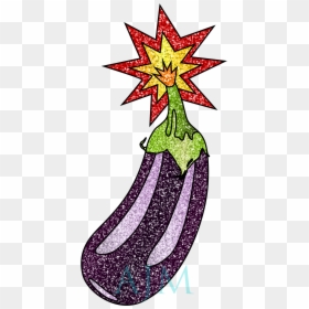 Illustration, HD Png Download - eggplant emoji png