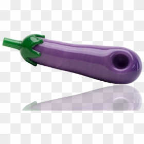 Eggplant Glass Pipe, HD Png Download - eggplant emoji png
