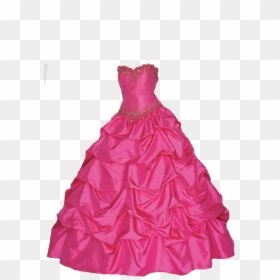 Pink Barbie Prom Dress, HD Png Download - dress png