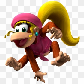 Mario Super Sluggers Dixie Kong, HD Png Download - donkey kong png