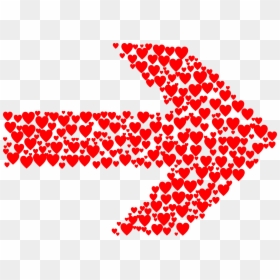 Right Arrow With Hearts, HD Png Download - arrow.png