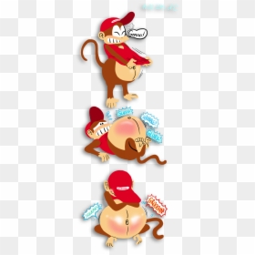 Donkey Kong Diddy Kong Hat, HD Png Download - donkey kong png